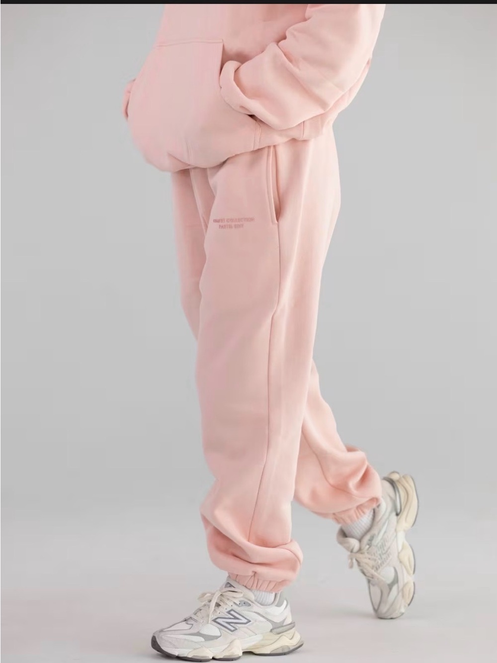 Comfrt peach pastel sweat pants